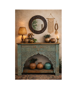 Modern <b>High</b> Quality Wooden Console <b>Table</b> for Living Room Dining <b>Kitchen</b> Unique Home Decor for Villa Bar Hotel for Bedroom Use - Product Image 1