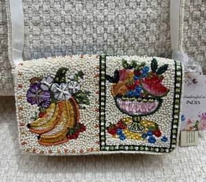 Sac à bandoulière chic décontracté brodé de perles, sac de mode artisanal brodé de perles, sac à bandoulière traditionnel brodé de perles - Product Image 1