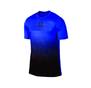 T-shirt en polyester respirant pour homme INTERKNIT, imprimé par sublimation dégradé vert-noir, taille adulte - Product Image 5