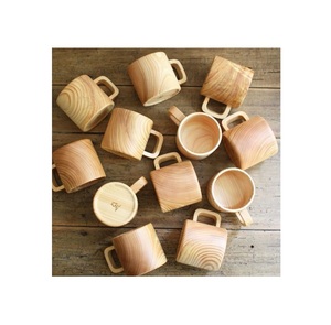 Wooden Mug Handmade Solid Wood Wine Mug Natural Grain Rustic Style Eco Friendly Drinkware for Home Use - Product Image 3