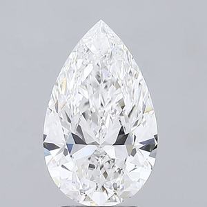 บริสุทธิ์2.50กะรัตลูกแพร์ตัด CVD ห้องปฏิบัติการที่ปลูกเพชร11.82มม. D สีขาว VVS2ความชัดเจนได้รับการรับรอง IGI ประกายสำหรับจี้ที่กำหนดเอง - Product Image 1