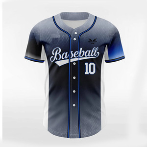 Camiseta de Béisbol Nueva Personalizada de Alta Calidad al por Mayor, Camisetas Deportivas de Poliéster para Hombre, Camisetas de Béisbol Bordadas Personalizadas - Product Image 2