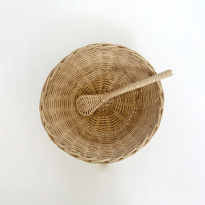 Juego de juguetes de cocina para niños, tazón y cuchara de ratán, suministros al por mayor, juguetes ecológicos de simulación. - Product Image 4