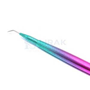 Outil professionnel d'isolation pour rehaussement de cils en acier inoxydable avec manche vert et rose pour lifting des cils - Product Image 2