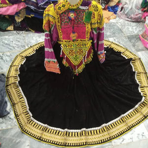 Nouvelle Arrivée 2026 - Robe Zerdze Madgul pour Femmes - Maxi Afghani Guldoze - Robe Florale Kuchi - Manches Longues - Élégante pour les Soirées - Taille XL - Product Image 1