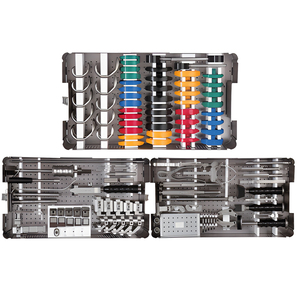 Conjunto de Instrumentos para Fijación Espinal, Sistema de Tornillos Pediculares, Kit de Herramientas de Cirugía Ortopédica, Equipo Médico con Certificación CE e ISO - Product Image 1