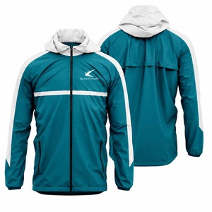 Chaqueta Cortavientos de Invierno para Hombre, Personalizada al por Mayor, Impermeable, con Capucha, de Tejido Softshell, con Logotipo Frontal, Transpirable y de Secado Rápido - Product Image 1