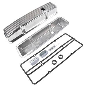 Tapas de Válvulas Altas de Aluminio con Pernos, Piezas de Motor Aletadas para Chevrolet Small Block 283 302 305 327 350 400 1958-1986 - Product Image 5