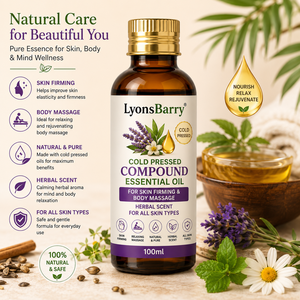 Aceite Esencial Compuesto Prensado en Frío LyonsBarry, Reafirmante de Piel, Masaje Corporal, Aroma Herbal, Para Todo Tipo de Piel, Botella de 100 ml - Product Image 2