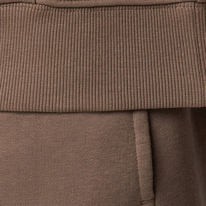 Survêtements décontractés d'hiver pour hommes à capuche imprimés, 100 % coton, tissu écologique et souple, fermeture à cordon, pour la course et le fitness, couleur unie - Product Image 6