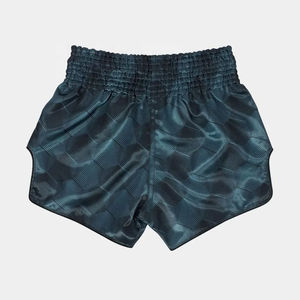 Shorts de combat personnalisés à séchage rapide pour arts martiaux, grappling, BJJ, MMA, boxe, pour hommes, femmes et enfants, 100% coton, couleur unie, décontracté, avec lacets - Product Image 3