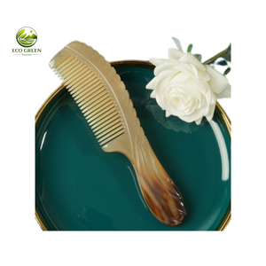 Eco Friendly Buffalo Horn <b>Comb</b> Handmade Natural <b>Hair</b> Care <b>Comb</b> Anti Static Detangling <b>Comb</b> for Salon Wholesale - Product Image 5