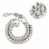 Neat Stitched Exquisite Fine Workmanship Factory Direct Sale Silver Metallic Yarn with Silk Black Cross Uniform Aiguillettes