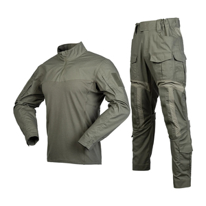 Uniforme de sécurité pour hommes : Chemise bleue, pantalon marine, polyester/coton, tenue d'hiver pour agents de sécurité, coupe professionnelle, style veste, détection de métal - Product Image 3
