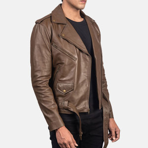 Veste en cuir à capuche pour homme, hiver, avec option logo sur le devant, couleurs et tailles personnalisables, haute qualité, design écologique, meilleur prix - Product Image 6