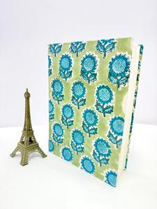 Advik Floral Block Printed Cotton Fabric Diary with 120 Sheets Handmade Travel Log for Gift Purpose Rajasthan Origin - Product Image 1