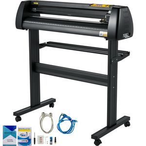 Plotter da Taglio Vinile da 28 Pollici con Forza e Velocità Regolabili, Display LCD, Alimentazione Carta, Sistema Windows, Stampante Inclusa - Product Image 1