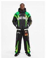 Ensemble coupe-vent réversible en polyester imperméable style 2026 haut de gamme avec pantalon ample léger et design avant-gardiste