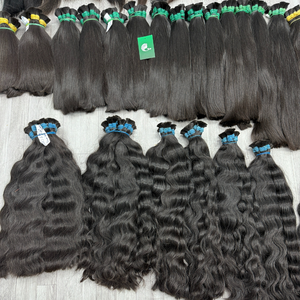 Wholesale 100% Natural Raw Virgin Colors Human Hair High Quality Bulk Human Hair <b>Extensions</b> - Product Image 2