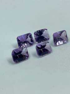 Piedra Preciosa de Amatista Natural, Corte Baguette Suelto, Alta Calidad, 8.69 Quilates, 7x9MM, Forma Rectangular para Joyería - Product Image 3