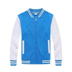 Men's Color Block Varsity Jacket Zip Up Bomber <b>Coat</b> Polyester Cotton Winter Casual College Streetwear - Product Image 1