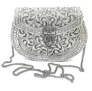 Bolso de Mano de Latón de Primera Calidad a Bajo Precio, Bolso de Noche de Diseñador para Mujer, para Fiestas, Bodas y Ocasiones Especiales - Product Image 1