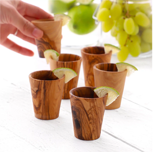 Verre à eau en bois, verre à whisky, verre à vin, verre à thé, verre à café, verre à bière, verre à eau potable – Meilleur prix - Product Image 6