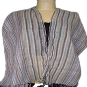 Elegant Stripe Design Long Silk Scarf for Women Luxurious Lightweight Satin Feel Fashionable Neck <b>Wrap</b> Headband <b>Shawl</b> Perfect - Product Image 1