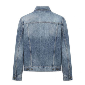 Chaquetas Vaqueras de Algodón de Color Sólido para Hombre, Diseño Personalizado, a la Moda, al Precio Más Bajo, con Servicio OEM - Product Image 2