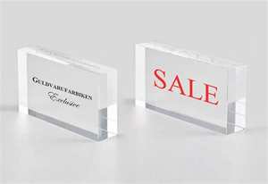 2025 Bloque de logotipo de marca de acrílico personalizado Pantalla de marca personalizada para eventos, promociones y regalos corporativos - Product Image 6