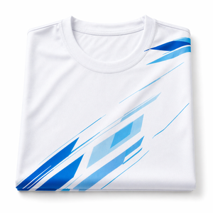Camiseta de Sublimación Tejida Transpirable Ecológica de Alta Calidad para Hombre, 100% Algodón, Hecha en Pakistán, Personalizada, de Manga Corta y Cuello Redondo - Product Image 6