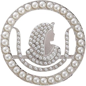 Pin masónico del Club de la Sociedad de las Perlas, broche masónico para hijas masónicas, material de joyería: metal, tipo de metal: aleación - Product Image 1