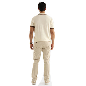Flexible fit men polo <b>shirt</b> cotton short sleeve <b>collared</b> <b>t</b>-<b>shirt</b> breathable summer wear slim fit stylish casual clothing - Product Image 2