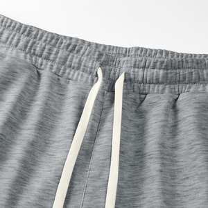 Pantalones Cortos de Algodón Grueso de Felpa Francesa Lisos con Cordón para Hombre, Estilo Urbano, Venta al por Mayor - Product Image 4