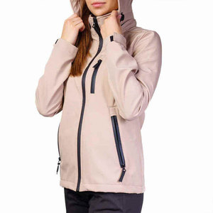 Fabricante de Ropa Personalizada, Chaqueta Softshell para Mujer, Impermeable, Cortavientos, Transpirable, con Forro Polar Elástico, para Actividades al Aire Libre - Product Image 4