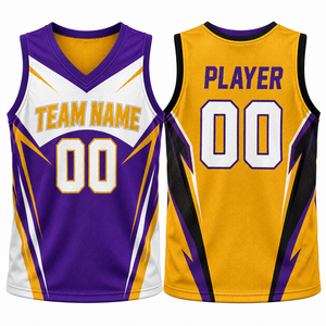 Ensemble d'uniformes de basketball en gros pour la saison 2026 – Maillot de basketball une pièce personnalisé, respirant et à séchage rapide pour adultes et enfants - Product Image 2