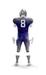 Uniforme de Fútbol Americano Moderno, Ajuste Atlético, Personalizado con Nombre de Equipo, Unisex, Manga Corta, Tela de Poliéster Transpirable, para Todas las Temporadas - Product Image 4