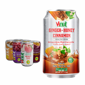 เครื่องดื่มน้ำขิงน้ำผึ้งมะขามเปียก330มล. 24กระป๋องปราศจากน้ำตาลฉลากส่วนตัวผลิตฉลากส่วนตัว - Product Image 1