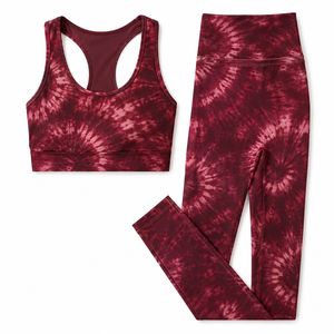 Conjunto de yoga personalizado OEM para mujer, ropa deportiva sin costuras, de alta elasticidad, con sujetador deportivo y leggings transpirables. - Product Image 6