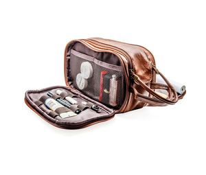 Men's <b>Toiletry</b> <b>Bag</b> Groomsmen Gift Water-proof Leather Dopp Kit for Him Christmas Gifts TYG-0073 - Product Image 6