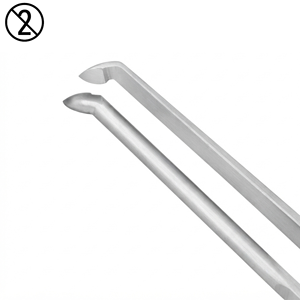 Pinzas de Capsulorrhexis Desechables de un Solo Uso, Mango Redondo, Acero Inoxidable de Precisión, Instrumento Quirúrgico Oftálmico - Product Image 6