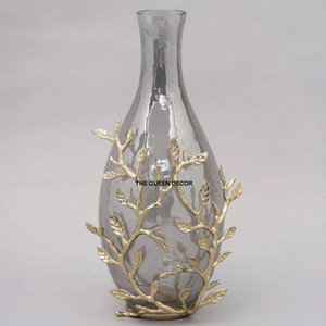 ของตกแต่งโลหะทำมือระดับพรีเมียมสำหรับตกแต่งบ้านและสำนักงาน แจกันดอกไม้ และของตกแต่งโต๊ะบ้านสไตล์โมเดิร์น - Product Image 3