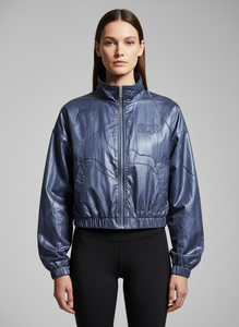 Nouvelle Collection Automne Hiver 2026 – Blouson Coupe-Vent Femme Personnalisable Grande Taille Imperméable Respirant Tissu Mémoire Fermeture Éclair Écologique - Product Image 6