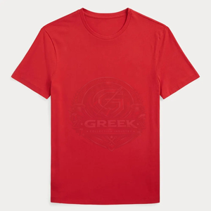 เสื้อยืดโอเวอร์ไซส์สำหรับผู้ชาย ผ้าหนา แขนสั้น ระบายอากาศ แห้งเร็ว ทรงหลวม สไตล์ลำลอง แฟชั่น OEM - Product Image 5