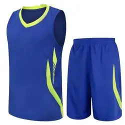 ชุดบาสเก็ตบอลผู้ชายแบบ OEM ผลิตเสื้อผ้ากีฬา ชุดบาสเก็ตบอลหลากสี - Product Image 6