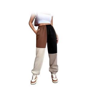 Bicolore Multi-Color Designs Respirant Patchwork Dames Coton Haute Qualité Femmes Casual Mode Polaire Pantalon Pantalon - Product Image 5
