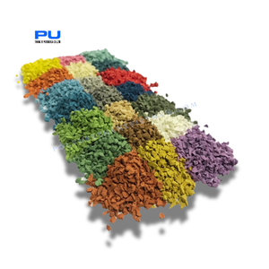 Gránulos de caucho reciclado EPDM, superficie antideslizante colorida de seguridad para parques infantiles, superficie protectora granulada de caucho - Product Image 1