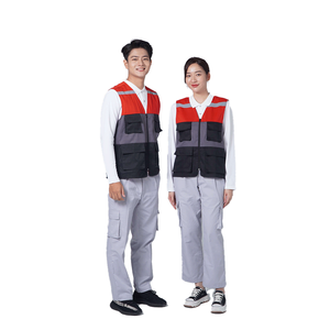 Uniforme de Trabajo Unisex Antiestático de Algodón, Ropa de Seguridad Protectora Transpirable de Tela Caqui, Ropa para Electricistas 4SU - Product Image 3