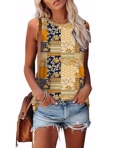 Camisetas Casuales de Mujer con Ojales, Sin Mangas, Cuello Redondo, Moda de Verano, Proveedor Mayorista - Product Image 3