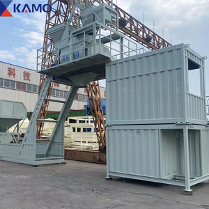 โรงผสมคอนกรีตเคลื่อนที่พร้อมการติดตั้งที่รวดเร็วเหมาะสำหรับการก่อสร้างถนนและความต้องการย้ายที่ได้อย่างรวดเร็ว - Product Image 2